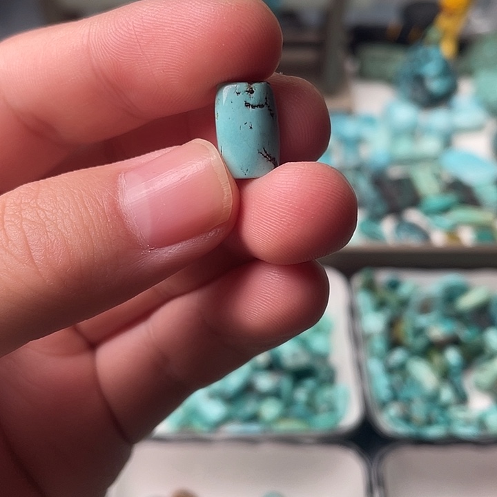 绿松石未镶嵌吊坠