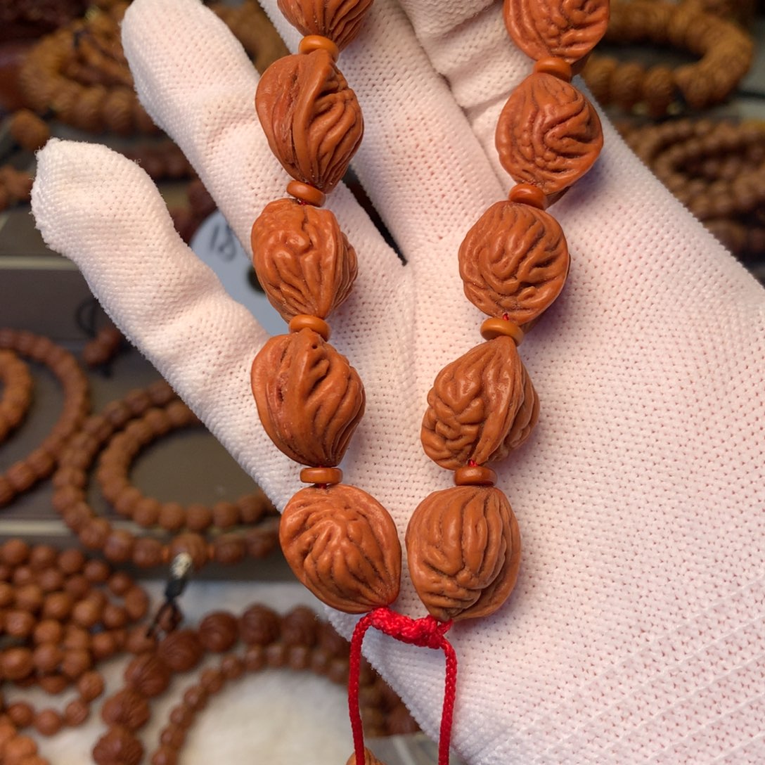 ༄***.手串桃核秦岭龙纹