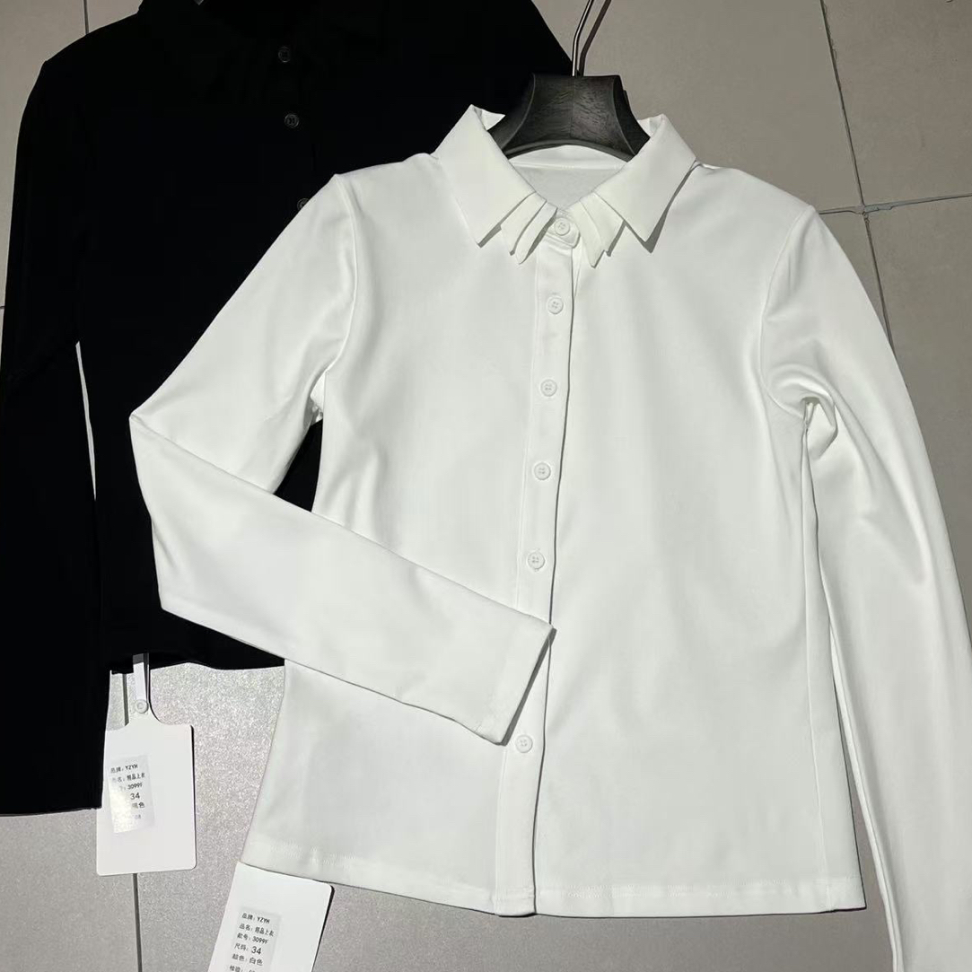 【云云精选】402 冬季欧货显气质翻领上衣