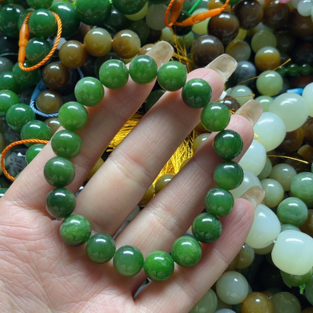 和田玉手链未镶嵌