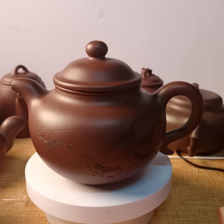 紫砂茶壶孟****园精工半手