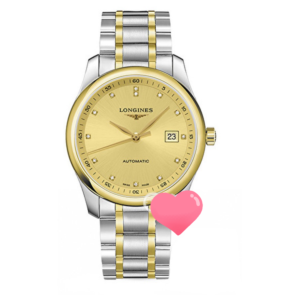99新 Longines/浪琴 /名匠793间18K金金盘钻刻/表径40/自动机械