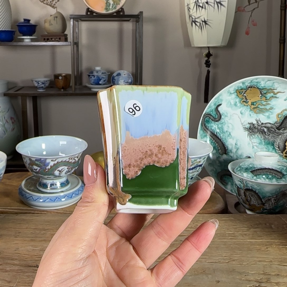 杯景德镇陶瓷柴烧多人