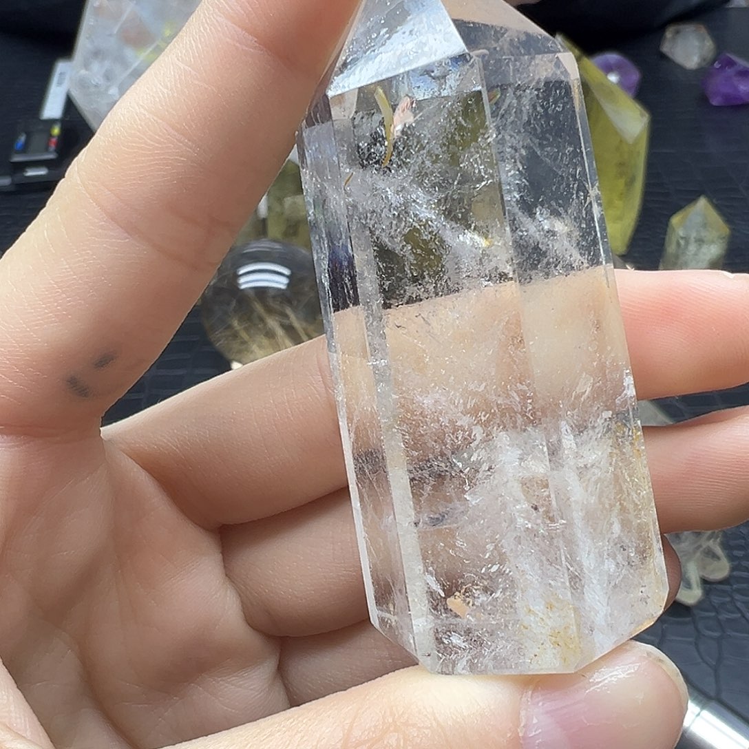 珠宝半成品水晶未镶嵌95水晶