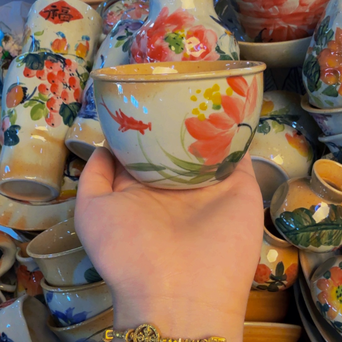 瓷片景德镇陶瓷手工手绘