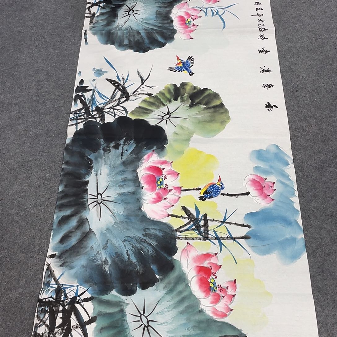 国画今天上午国画作品展示
