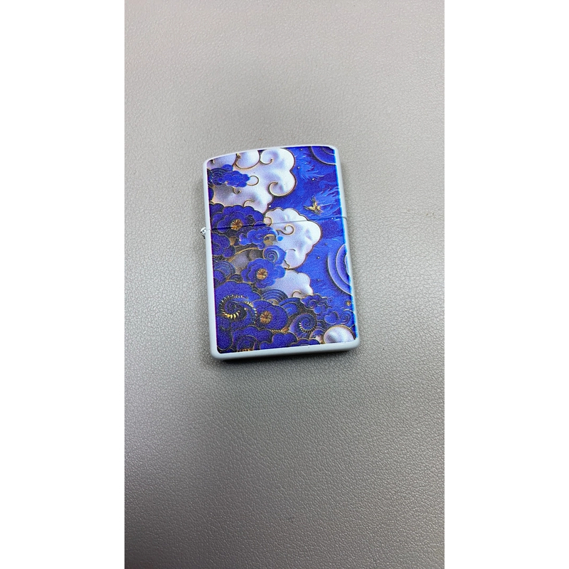 【彩印蓝白祥云】精美动漫彩印蓝白祥云打火机