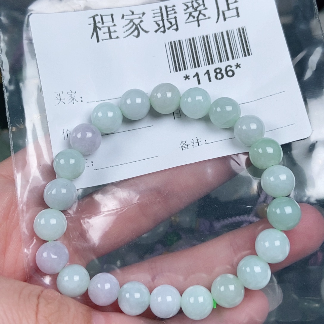 翡翠未镶嵌颈饰翡翠8mm