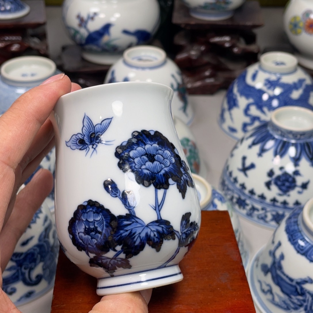 杯子景德镇陶瓷现代手工陶瓷茶具