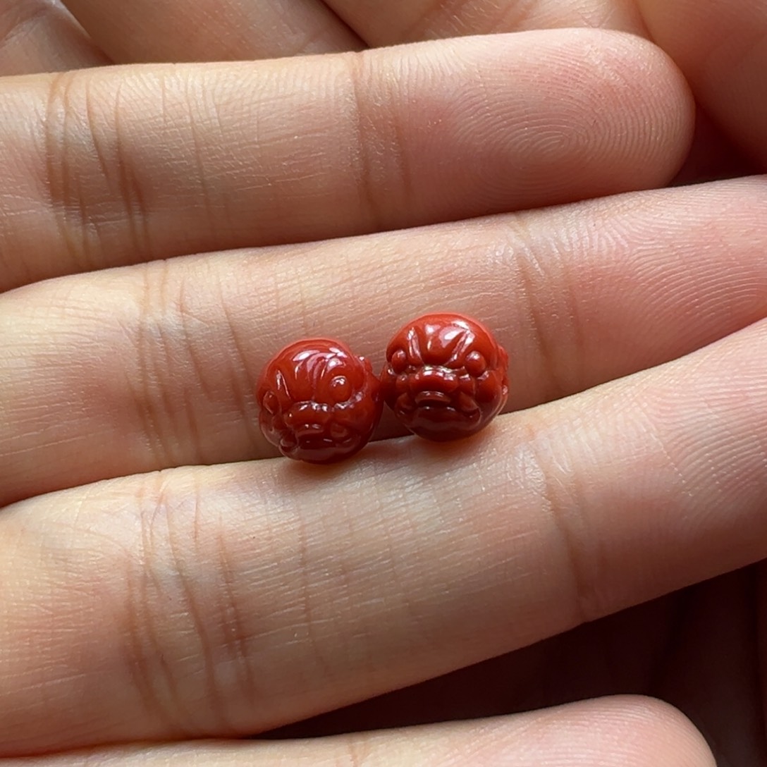 南红玛瑙珠子未镶嵌