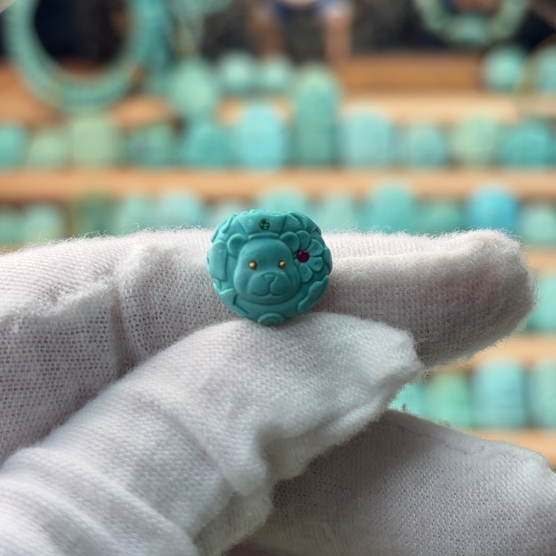 绿松石未镶嵌配饰