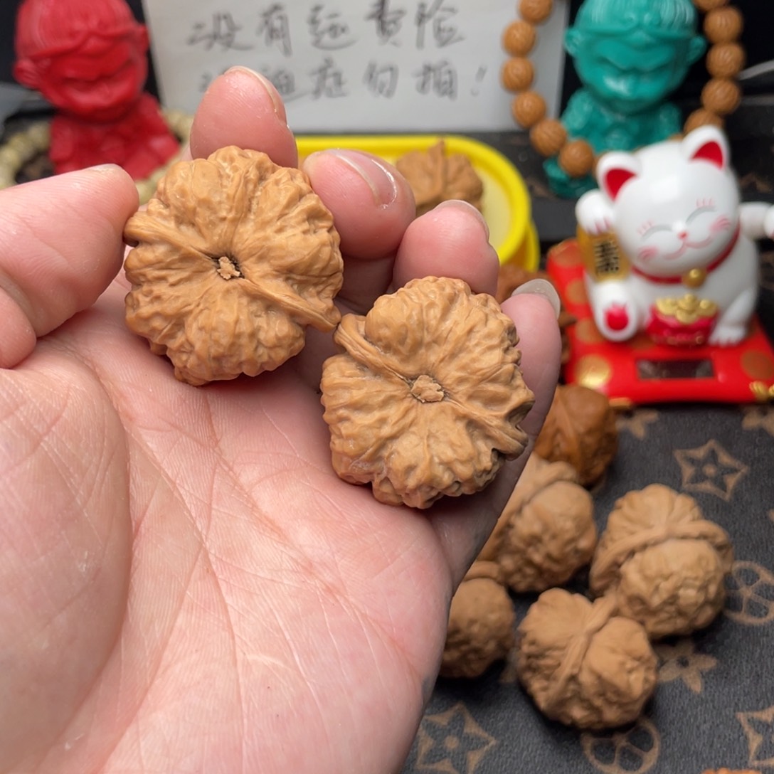 核桃把件-*-34无修蛤蟆头