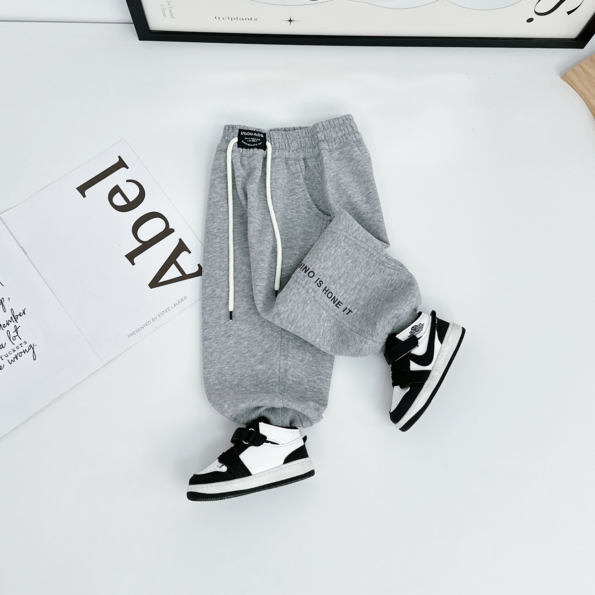 儿童裤子秋季男童运动裤2025新款秋装宝宝潮 CXF3697悠悠童话童装