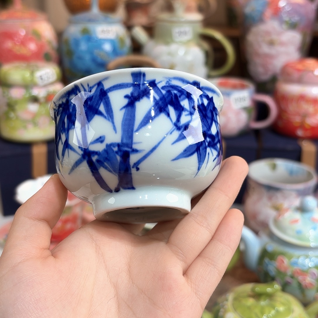 景德镇手绘高温釉下彩陶瓷茶具