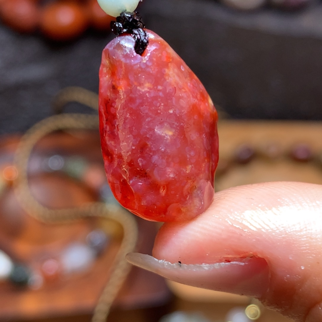 未镶嵌玛瑙/玉髓珠宝半成品