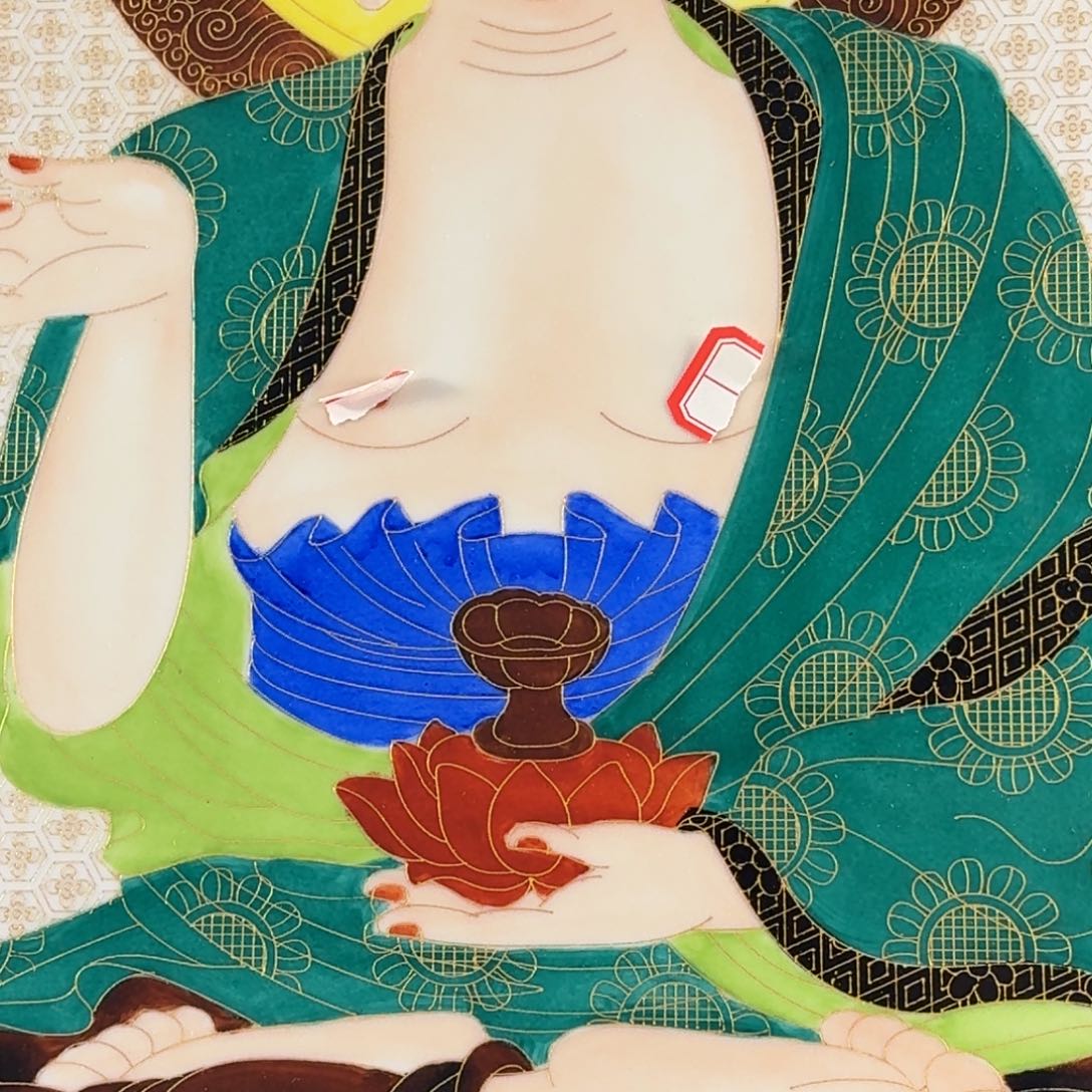 波***瓶粉彩人物故事陶瓷瓶