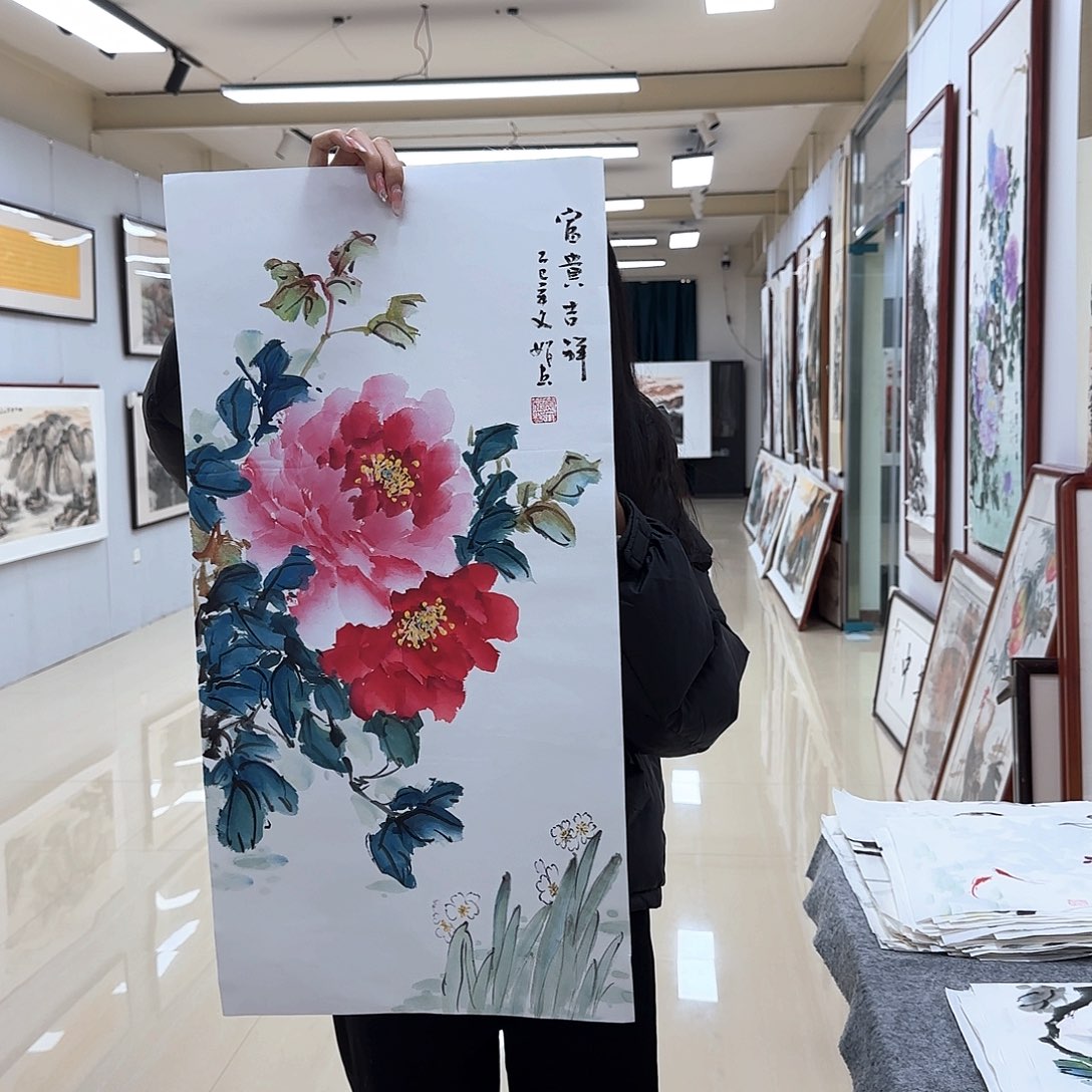 国画国画作品多次