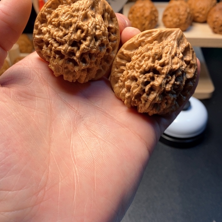 文玩核桃把件7号官帽45尺