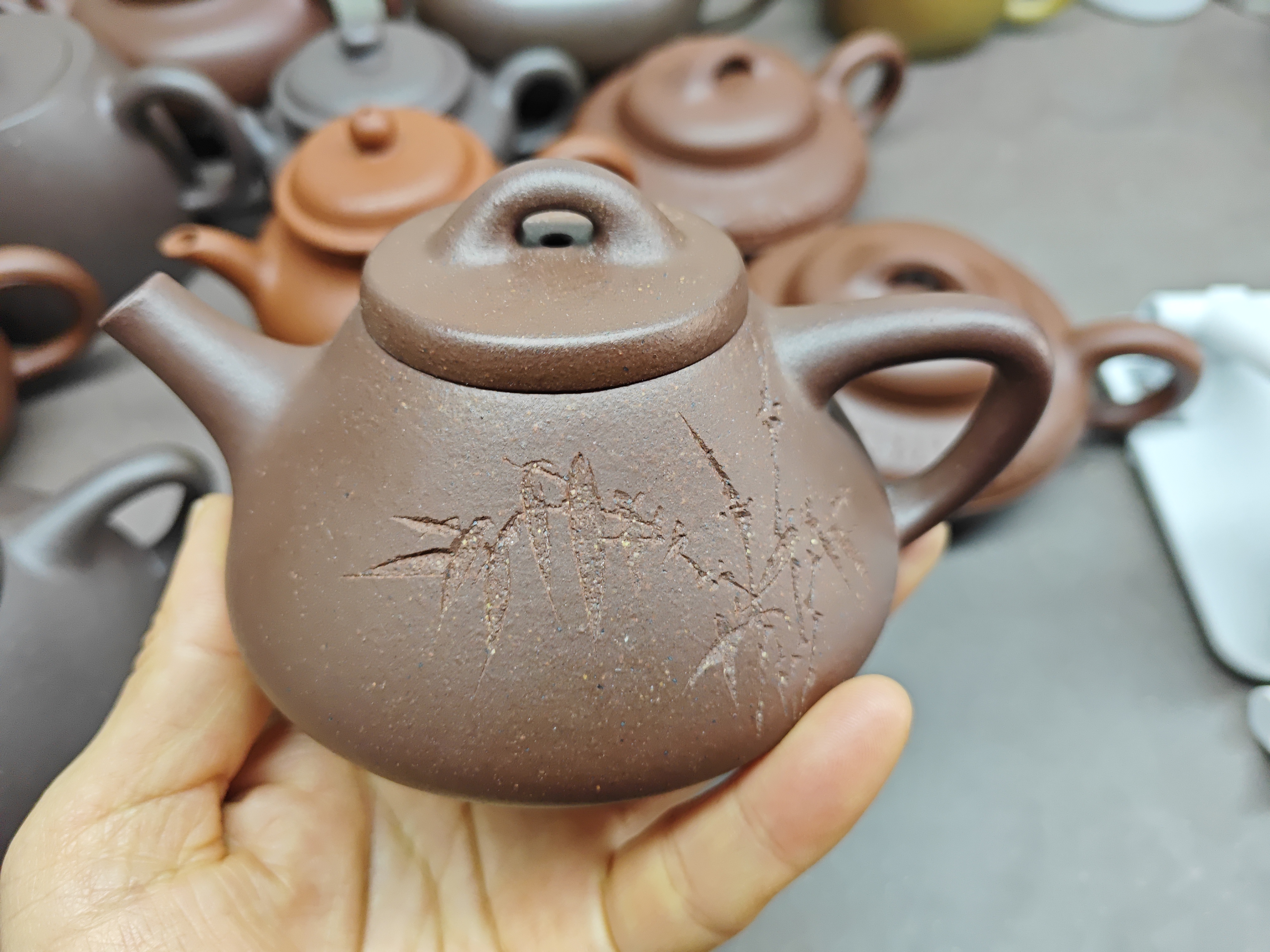 子冶石瓢40目紫泥，200ml