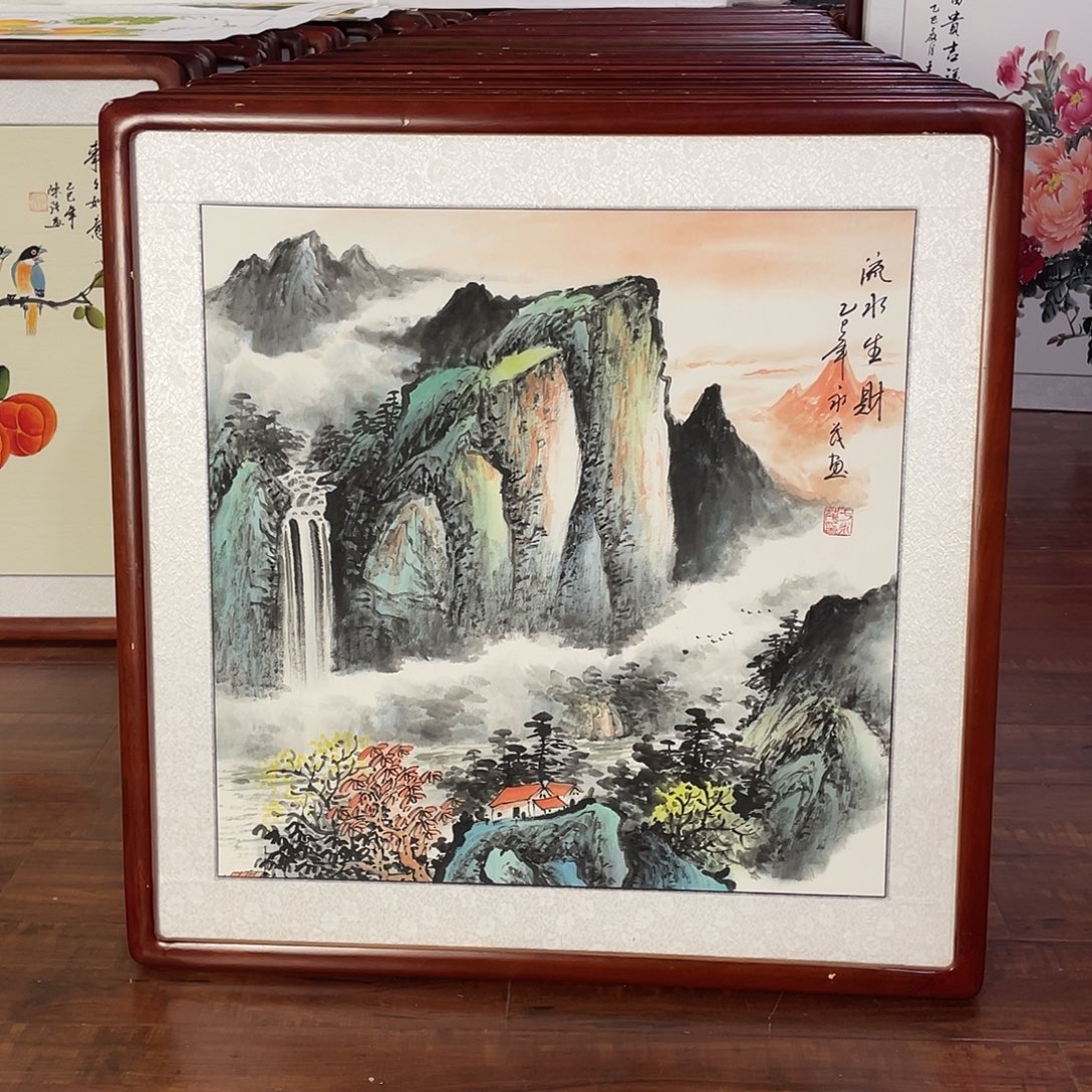 国画带框尺寸63*63厘米