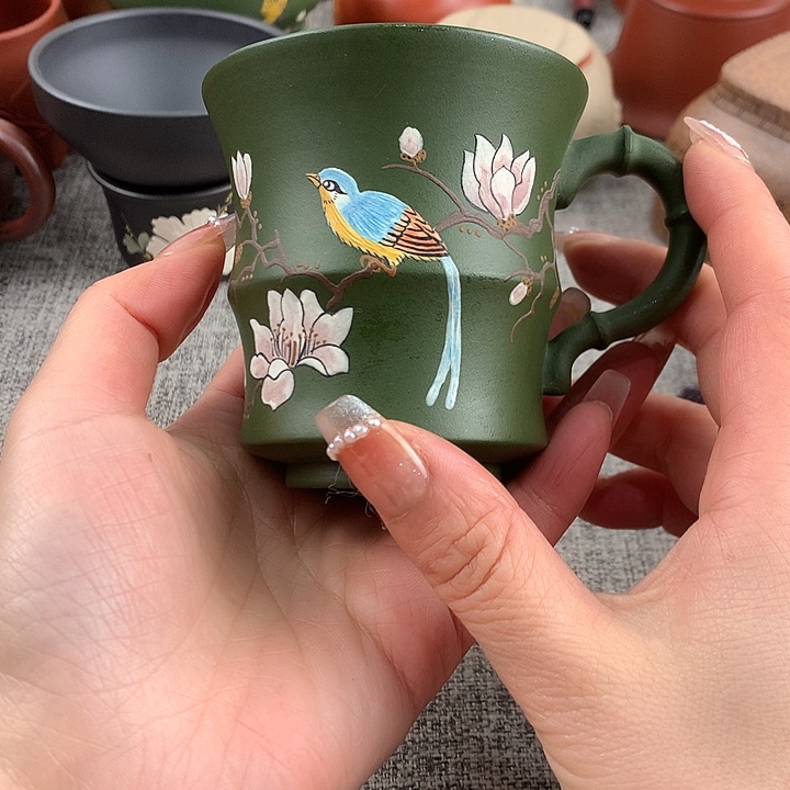 紫砂茶杯高端主人杯