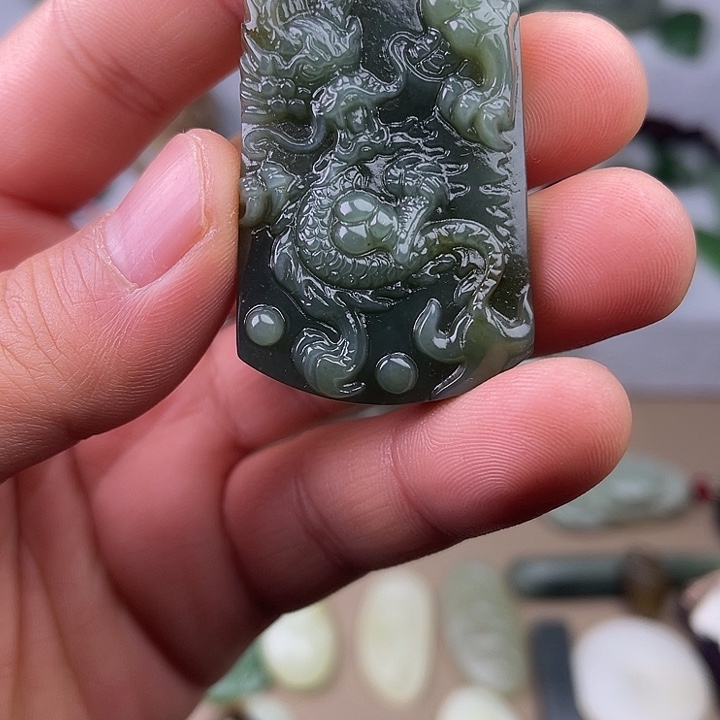 和田玉吊坠(不含链)未镶嵌