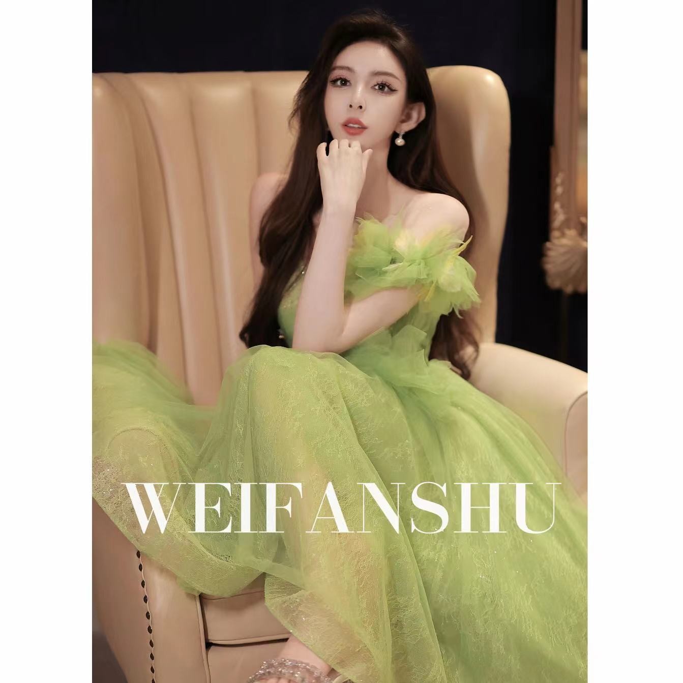 WEIFANSHU/魏凡舒格莱美女星私定连衣裙