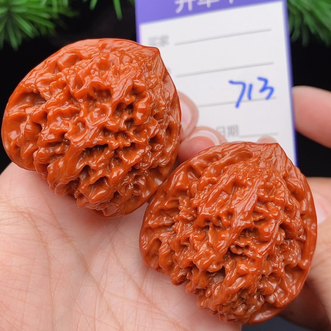 文玩核桃把件42满天星713