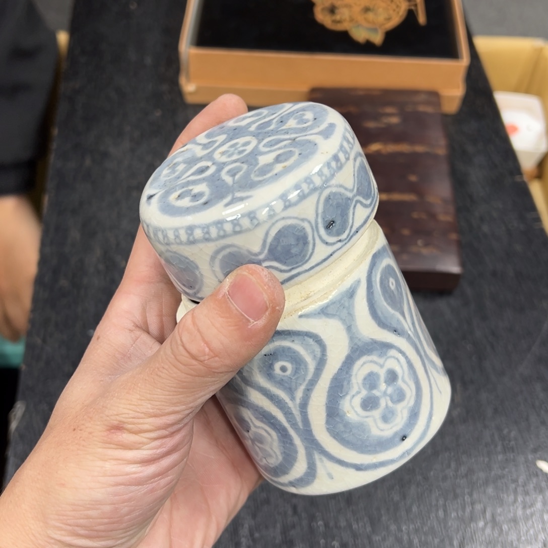 陶瓷日本中古工艺品摆件