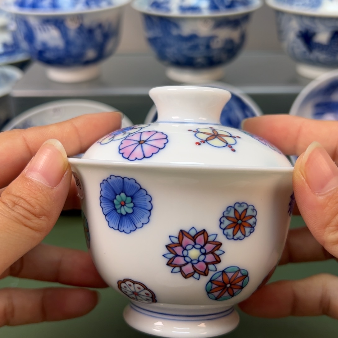 杯木木景德镇纯手绘茶具246