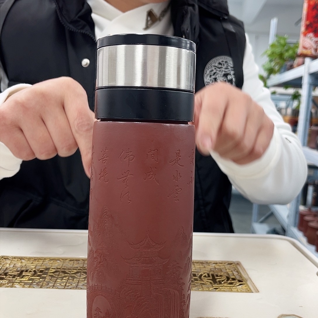 茶杯紫砂龙血砂车载杯
