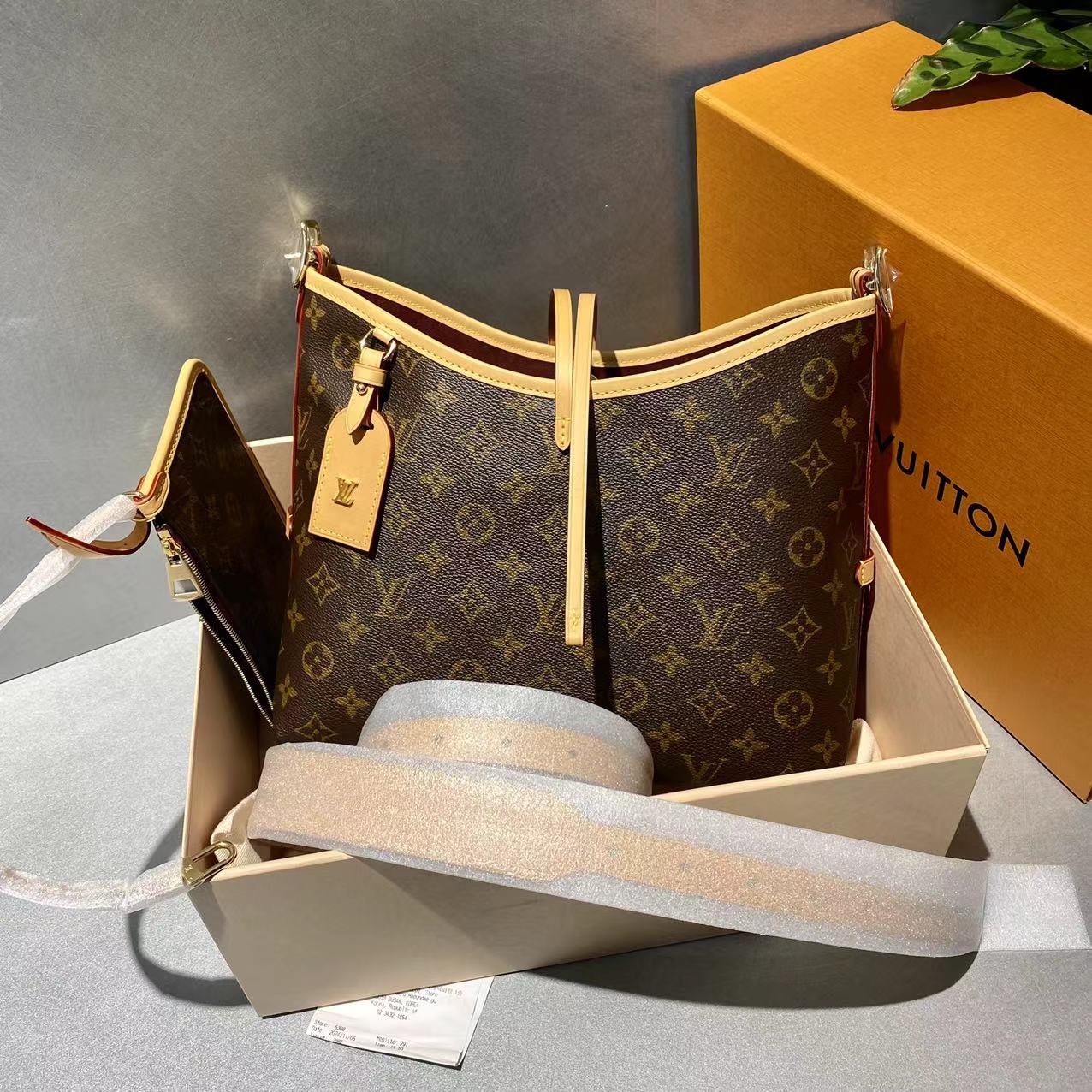 99新 LouisVuitton/路易威登 LV   小号carryall 单肩手提包-5
