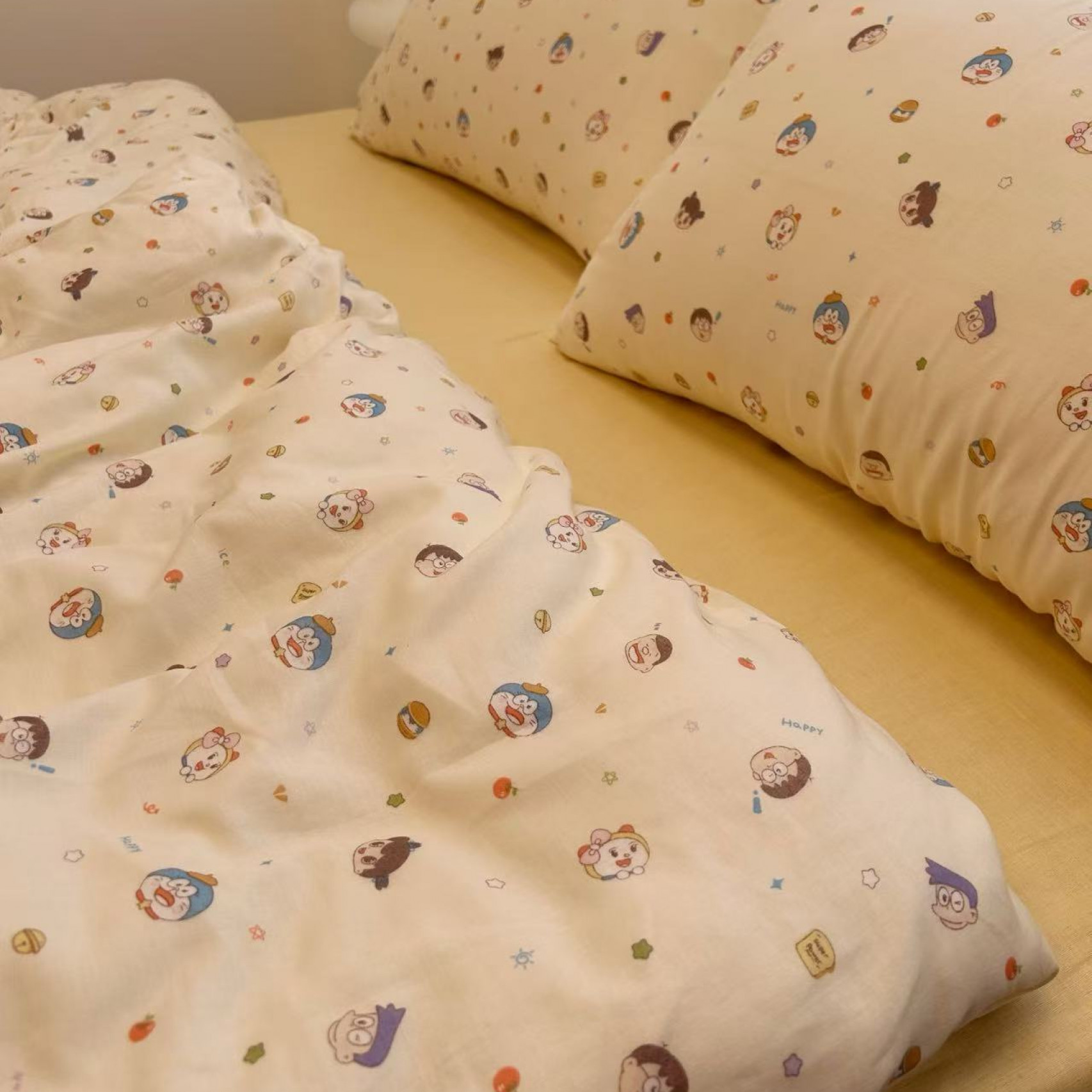 单被套 2025年学生季-新款全棉双层纱A类母婴全棉被套 单被套