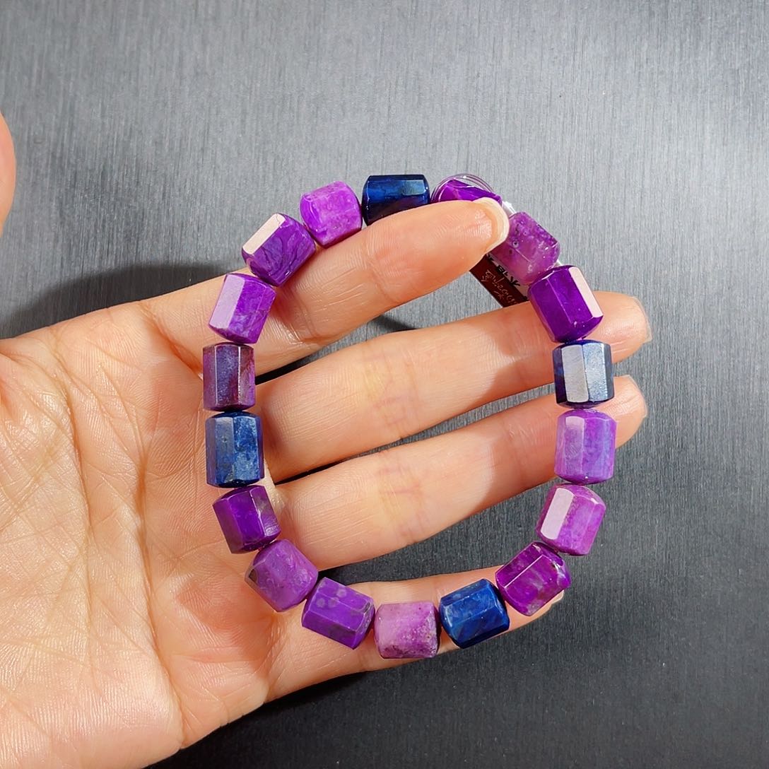 苏纪石（舒俱来）南非舒俱来老矿料手串未镶嵌