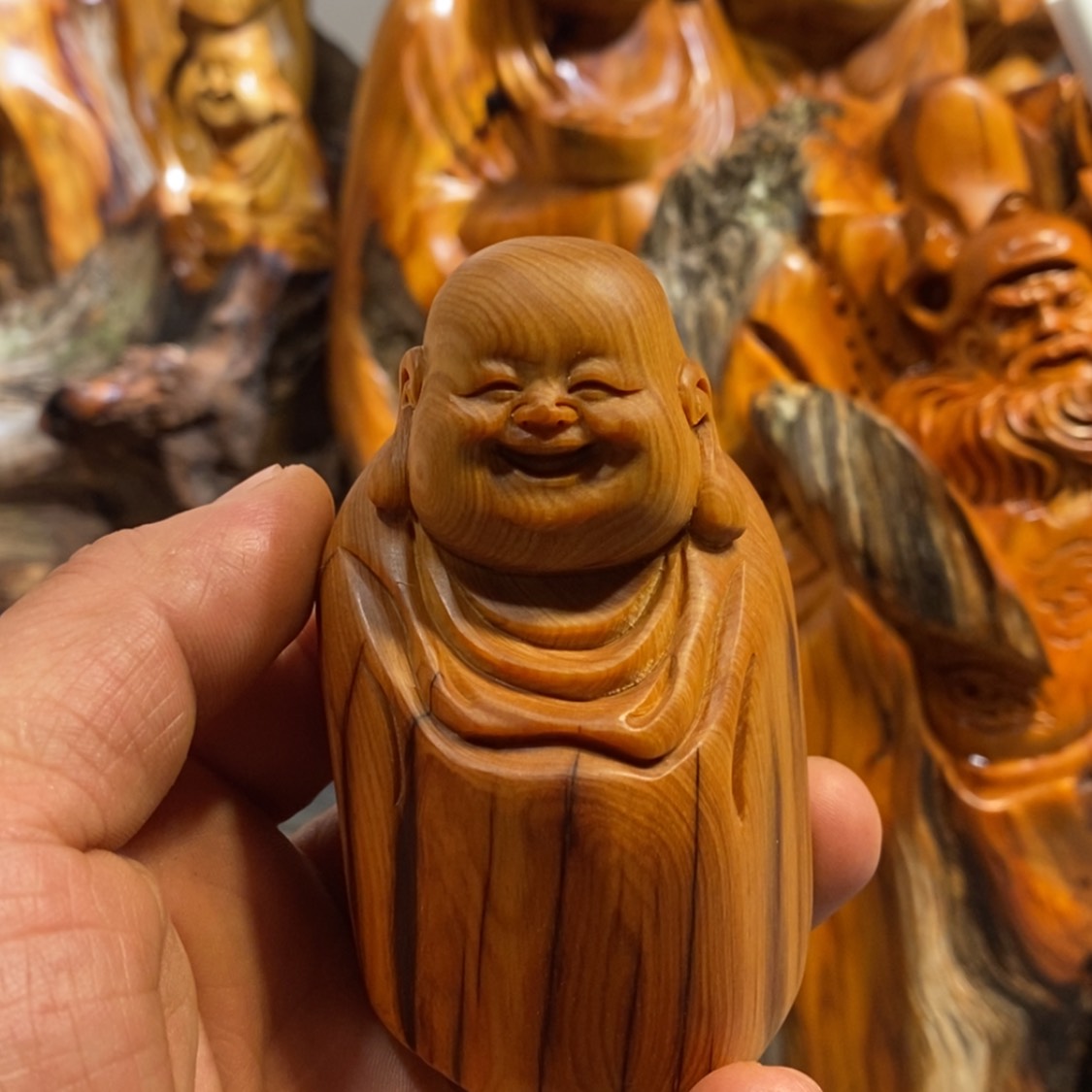 【闪购商品】柏木（崖柏）木雕工艺品摆件家居厂家直销手把件