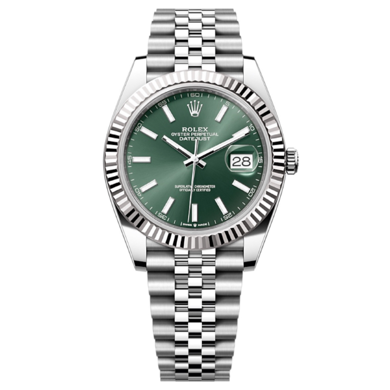 99新 Rolex/劳力士 小表哥钟表/24年全套/126334薄荷绿