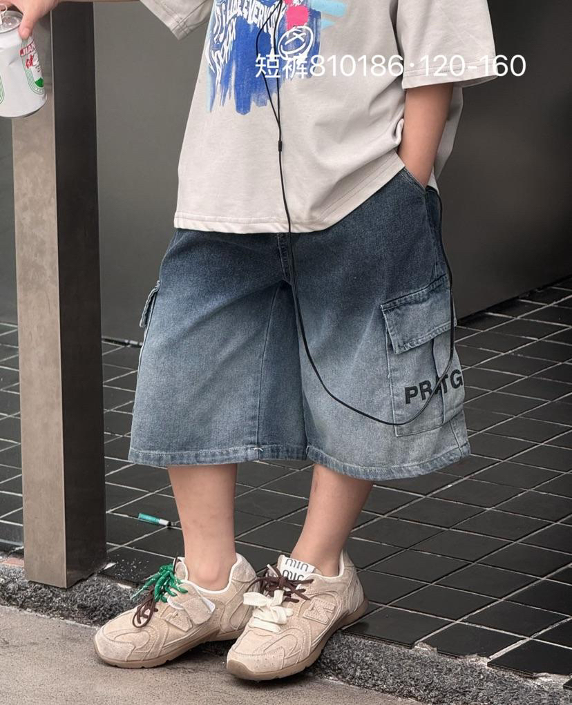 哞哞童装 夏季潮裤