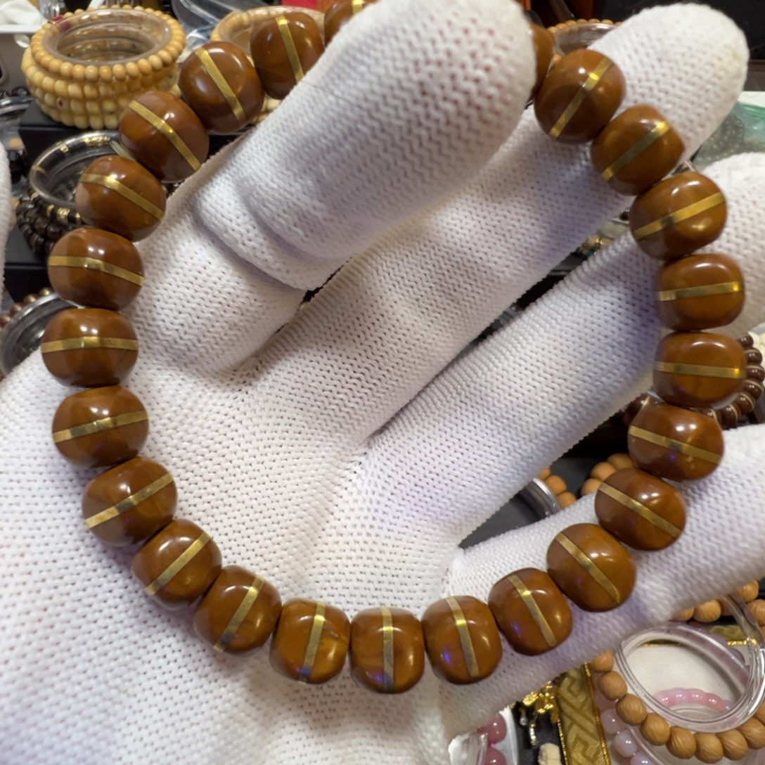 手串紫金鼠实心紫金鼠六方