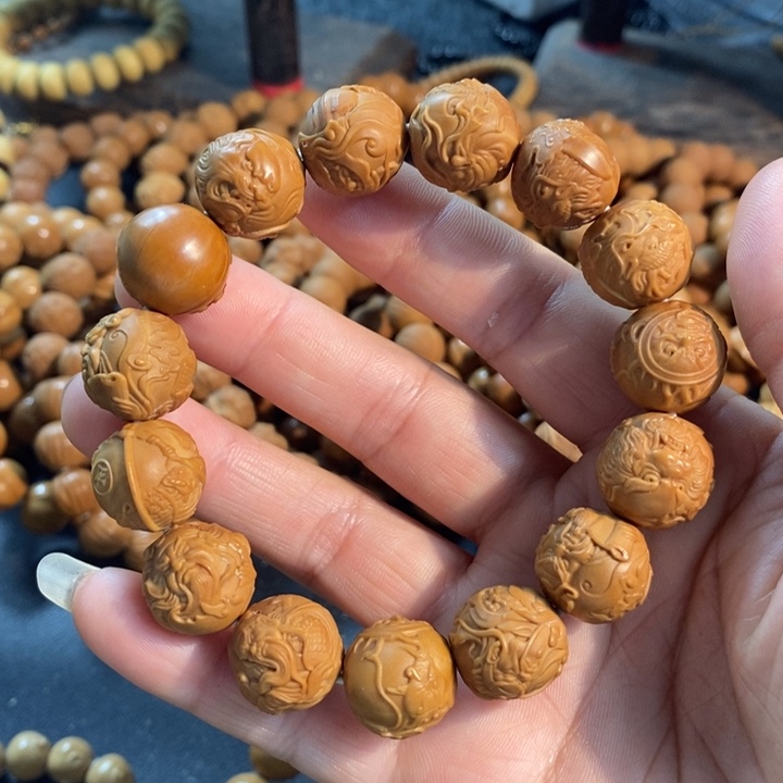 猴头核桃吊坠15关公