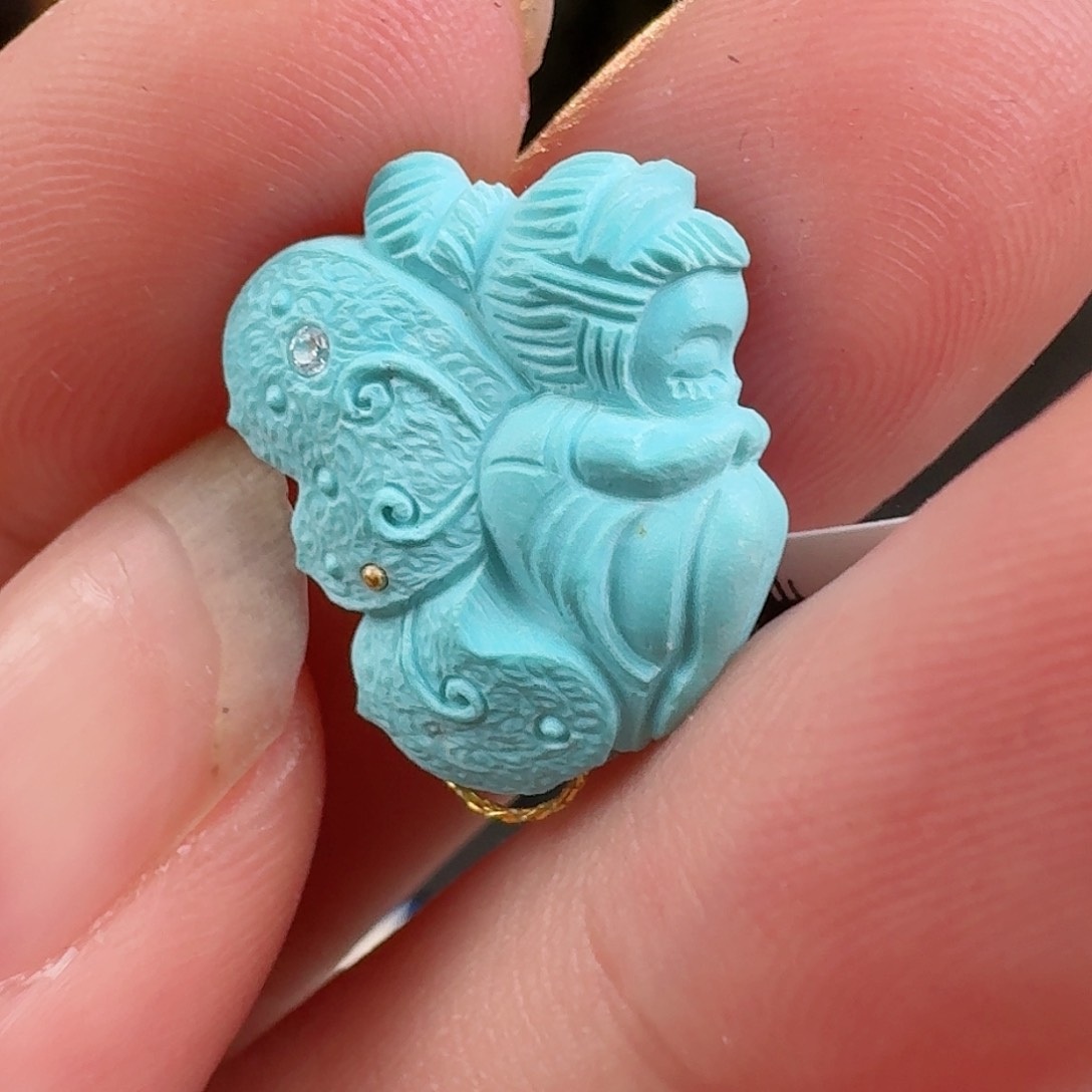 绿松石珠宝奇石未镶嵌