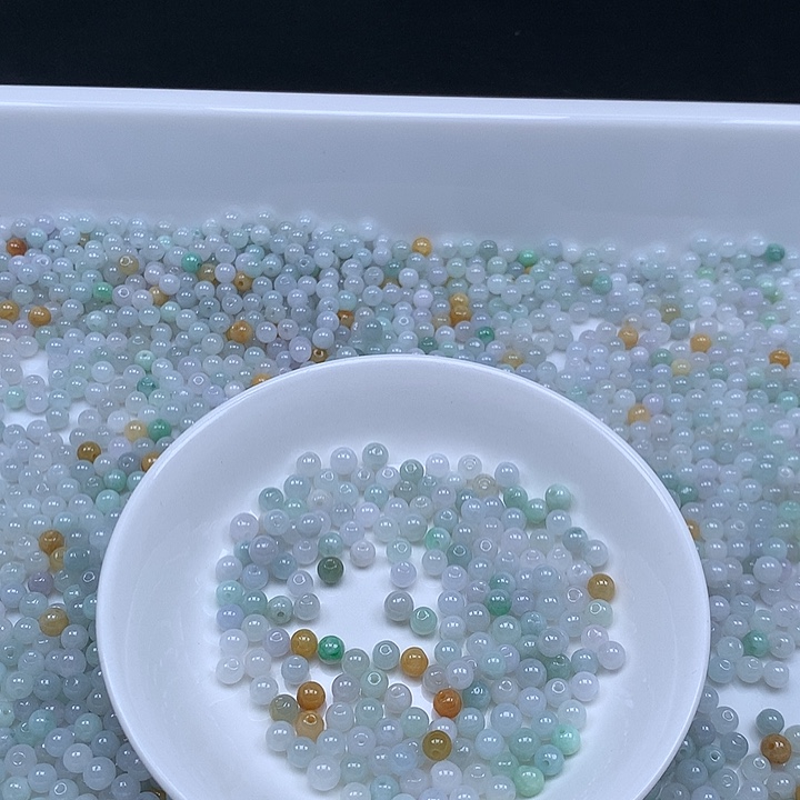 翡翠散珠翡翠翡翠卡4.8。110颗30元