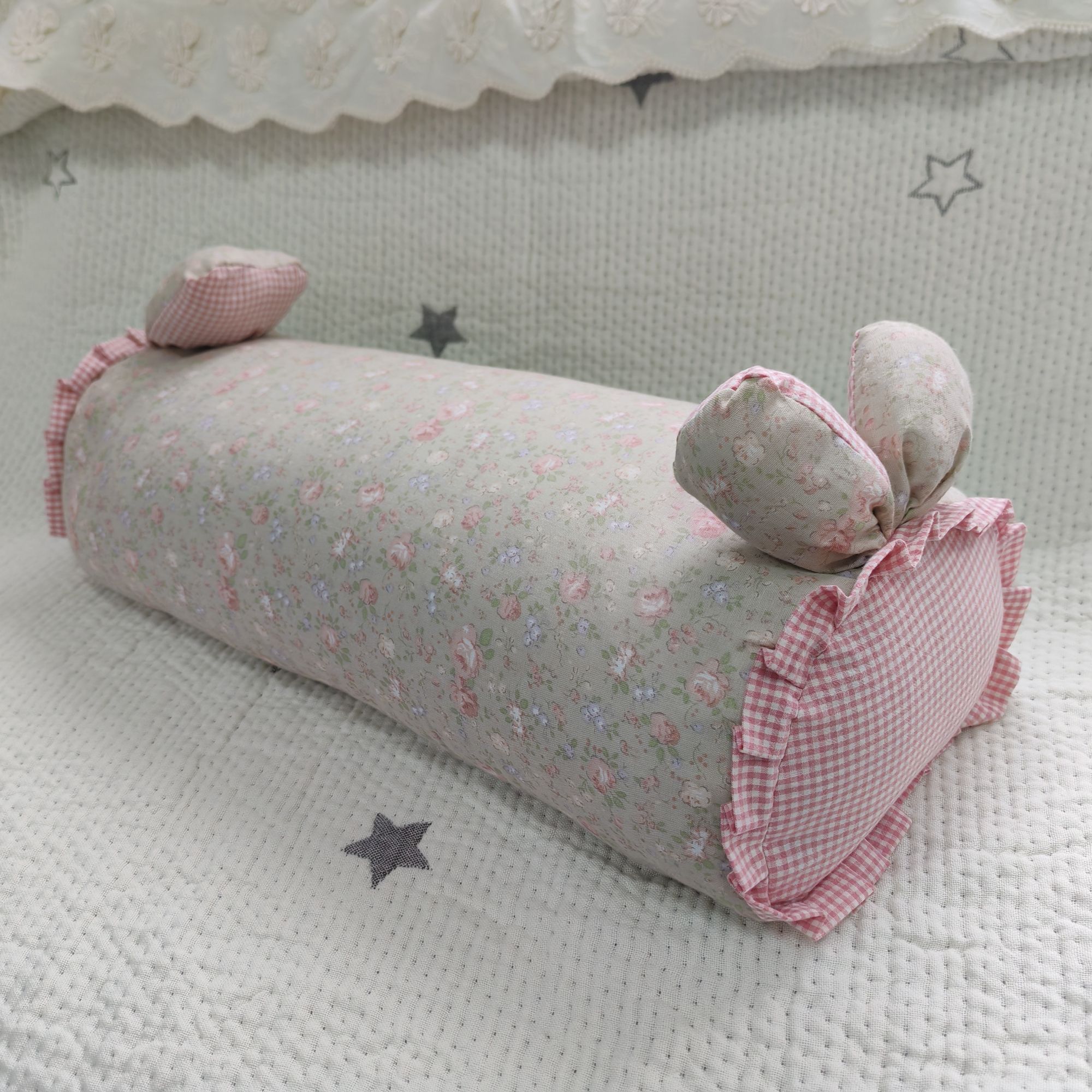 【大脸猫】全棉小碎花荞麦枕头成人学生宿舍护颈枕睡眠枕