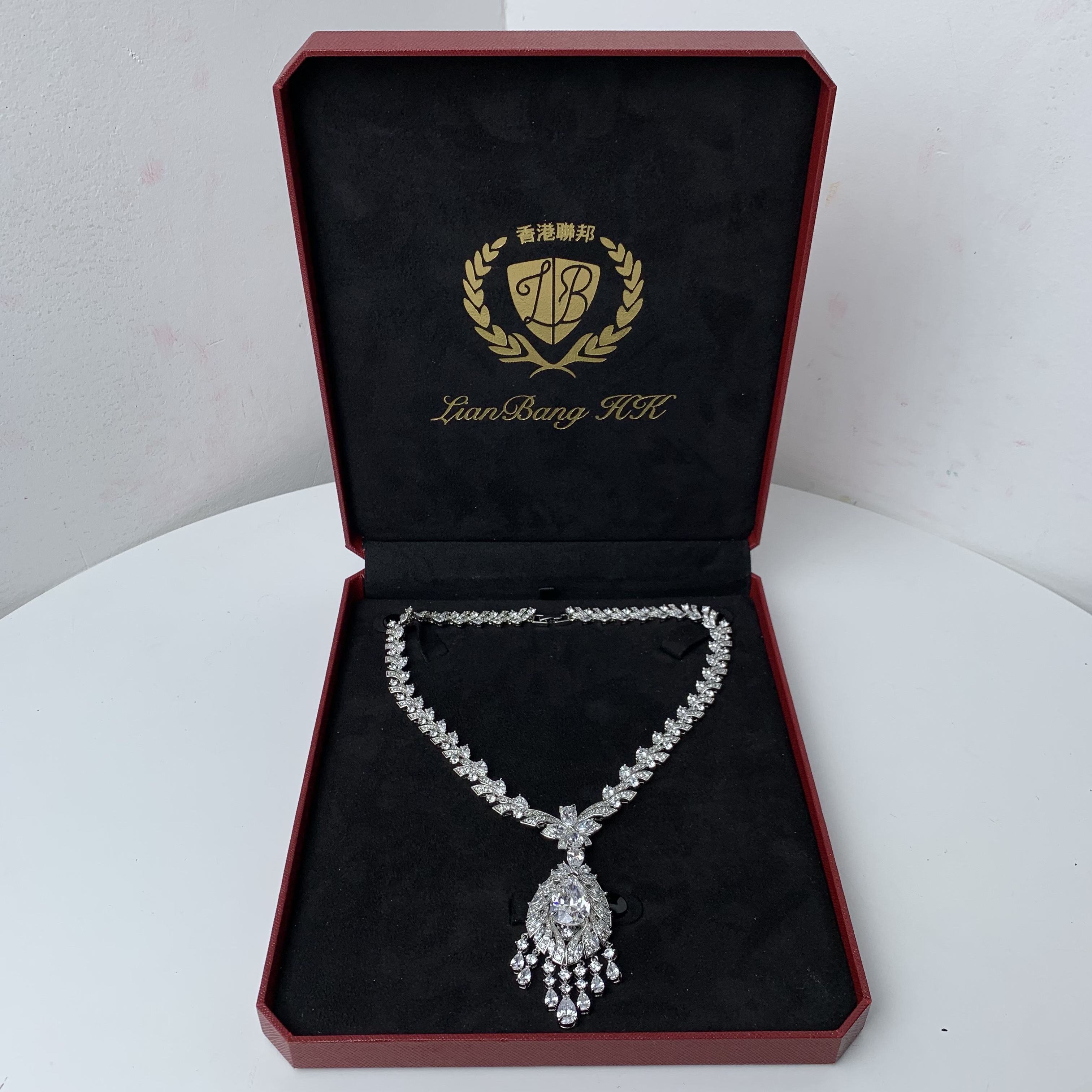 5191【项链】轻奢精品白金色女士项链