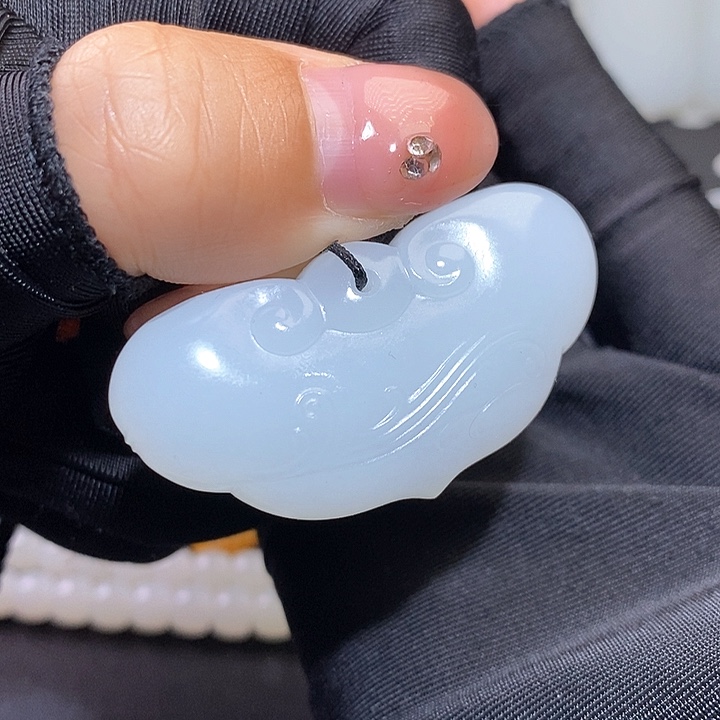 和田玉吊坠(不含链)未镶嵌老*匠