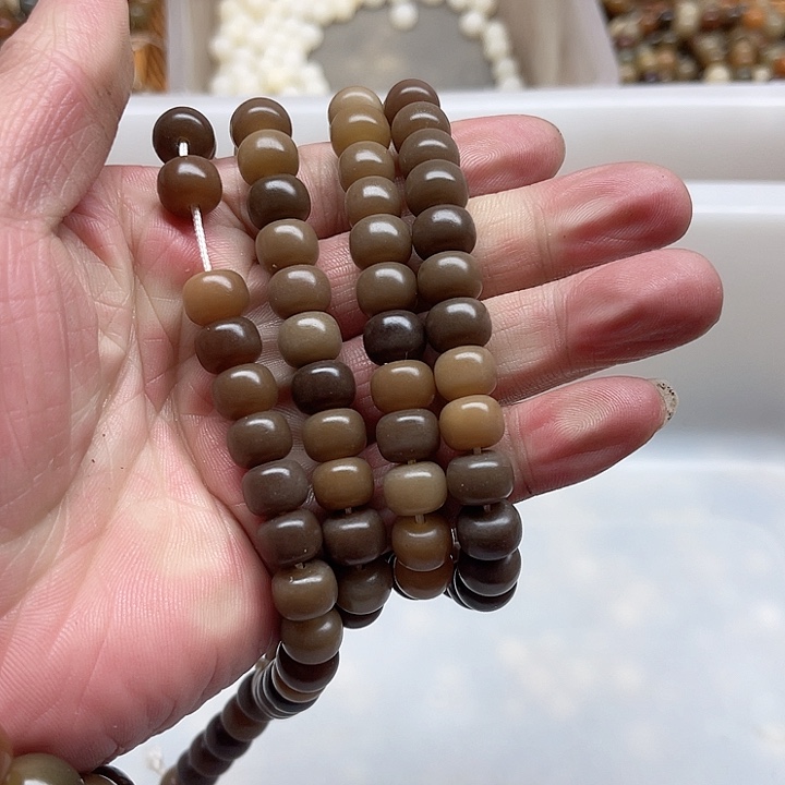 白玉菩提吊坠精品10-8敦煌108