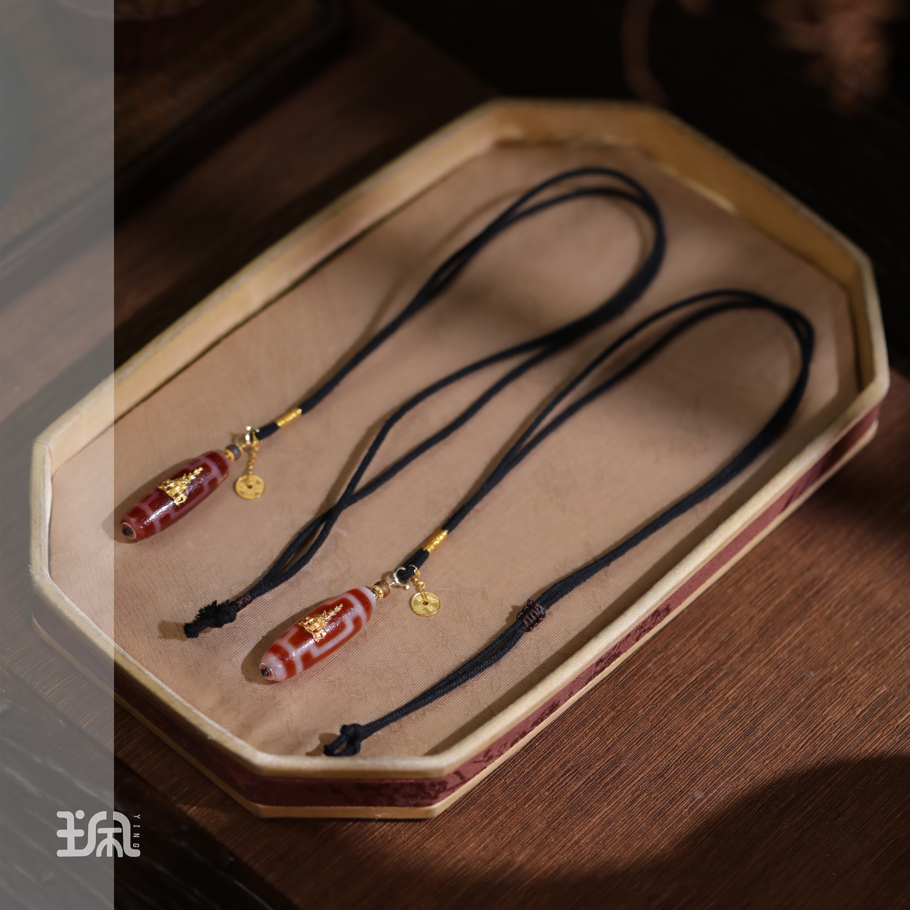 吉星高照|玛瑙*项链*18K金镶嵌CYB25010103多样性发其一（P）