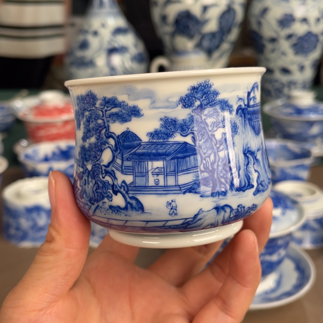 景德镇陶瓷手工手绘