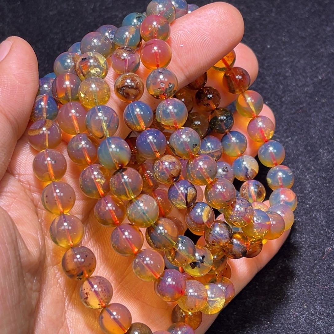 未镶嵌琥珀手串缅甸琥珀3