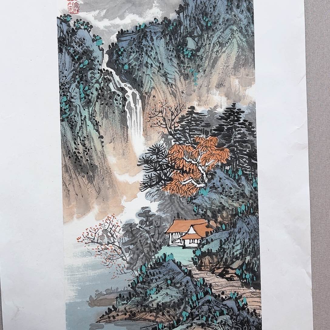 国画画家姜国华精品原作