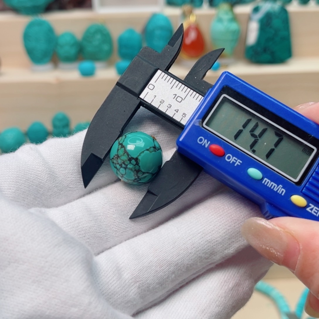 绿松石圆珠未镶嵌